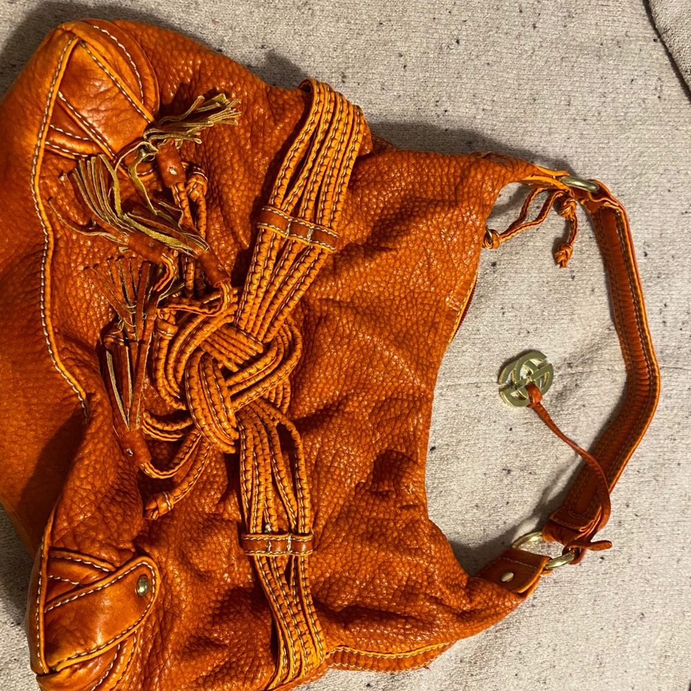 Orange super soft bag